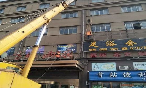 柳城安装较高的门店招牌有什么好的方法？